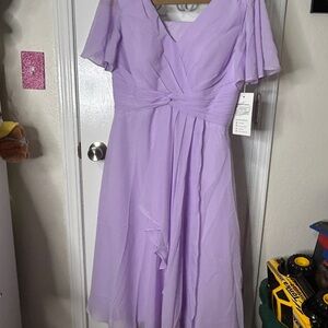 Elegant Lavender Dress